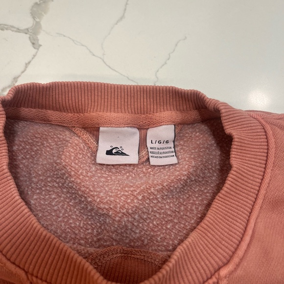 Women’s Quiksilver Crewneck sweatshirt mauve - size L - Picture 3 of 9